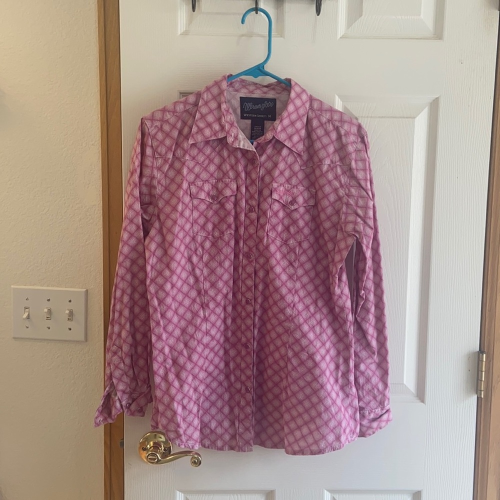 Wrangler pearl snap